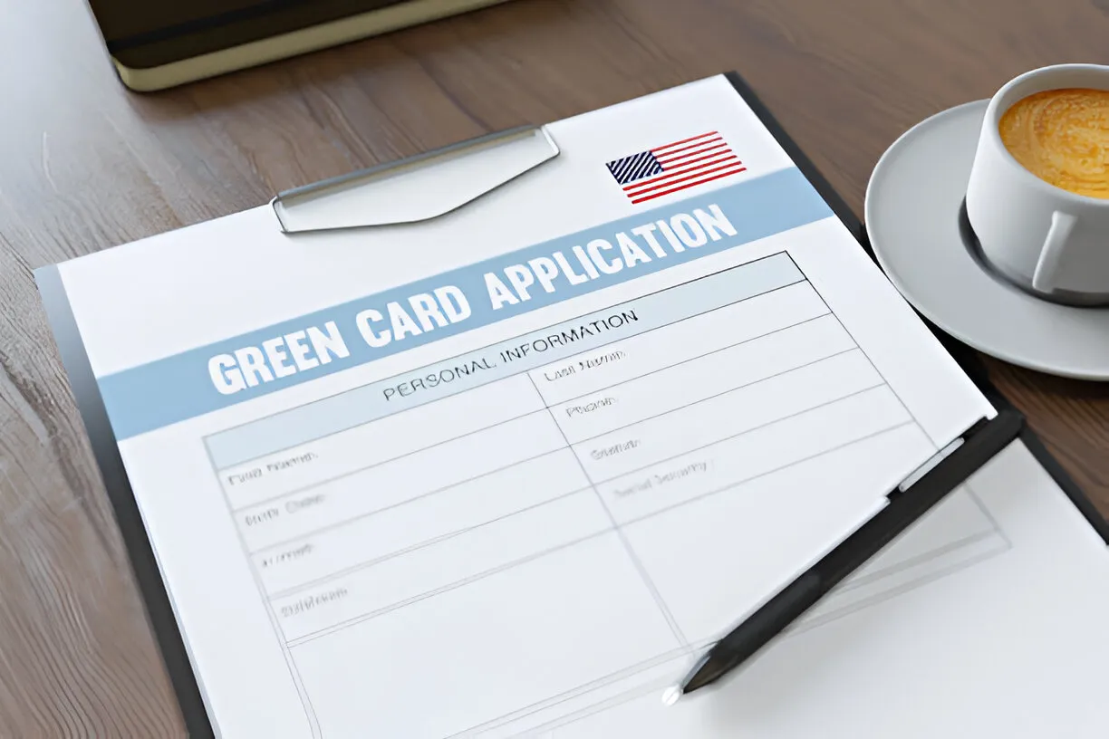 green card vs visa