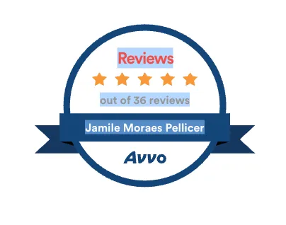 Avvo, 5-star reviews out of 36 reviews for Jamile Moraes Pellicer